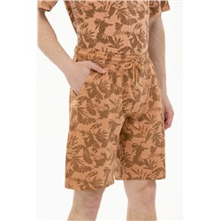 Erkek Pudra Örme Şort