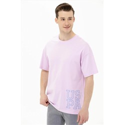 Erkek Manolya Oversize Bisiklet Yaka Tişört