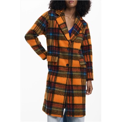 ABRIGO CUADROS OVERSIZE