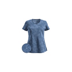 Advantage STRETCH by Butter-Soft™ Pretty Patches Ceil Scrub Top