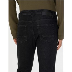 Siyah Slim Fit Jean Pantolon