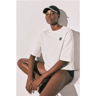 Gorra algodón negra bordada