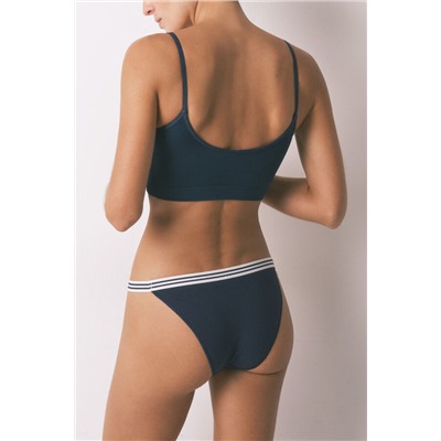 Pack 3 bragas clásicas algodón frase estampada