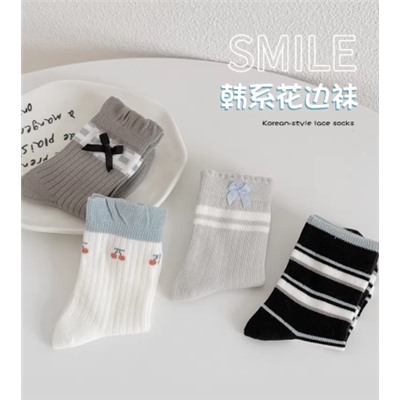 Носочки для девочек. Набор 4 пары