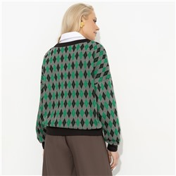 Свитшот свободной посадки, Весьма изящна (green)