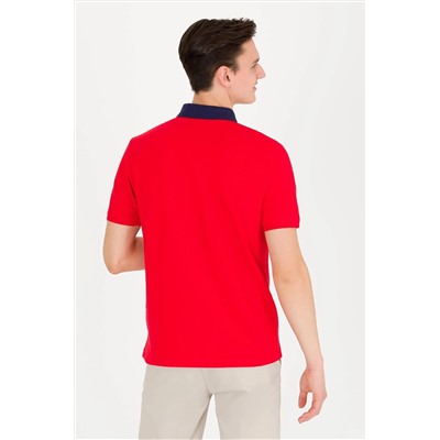 Erkek Kırmızı Polo Yaka Tişört