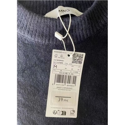 Женский трикотажный свитер  🖤 МАНГ*О