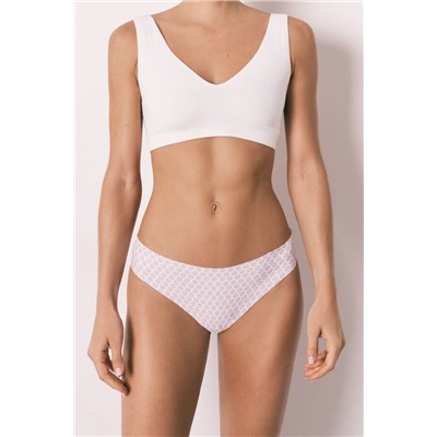 Braga brasileña clean cut  estampado flores