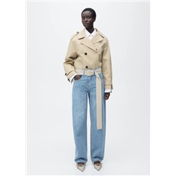 Jeans balloon tiro alto