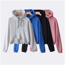 Женская толстовка с ассиметричным передом КАР*Л 😎