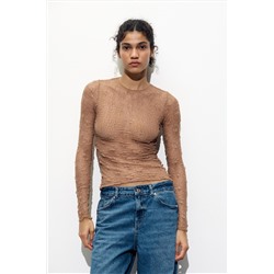 LACE LONG SLEEVE TOP