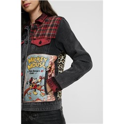 Chaqueta vaquera loose Mickey Mouse