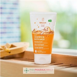 Weleda Enfant Kids Crème de Douche 2 en 1 Orange Fruité 150ml