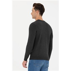 Erkek Antrasit Melanj Basic Kazak