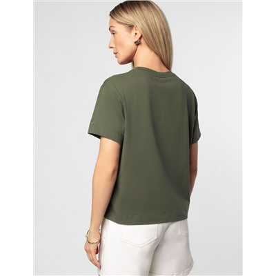 Футболка из премиального хлопка с эластаном