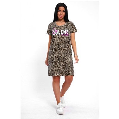 33525 Туника женская леопардовая