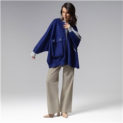 Бомбер объемного кроя с карманами, Стильное вложение (oversize, L-XL)