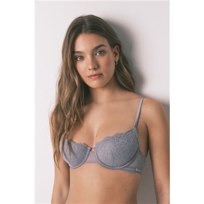 Sujetador clásico BEAUTIFUL encaje gris
