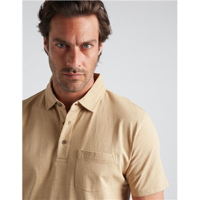 Polo, Men, Light Beige