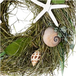 Kleiner Deko-Kranz im maritimen Dessin