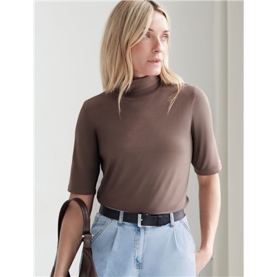 Водолазка из премиального хлопка с эластаном