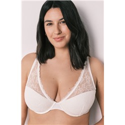 Sujetador halter encaje blanco INTUITIVE