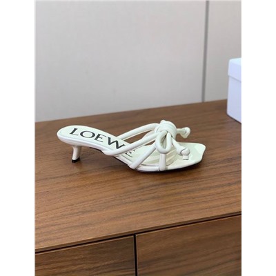 Женские шлепки на небольшом каблуке  (4 цвета) ЛОЕВ*Е