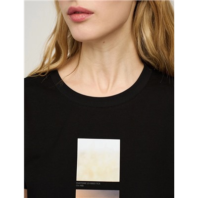 Черная Футболка «Абстракция»