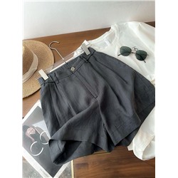 Женские  льняные шорты идеальной длины