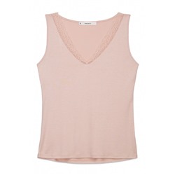 Camiseta punto súper suave rosa