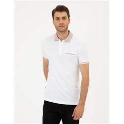 Beyaz Slim Fit Tişört