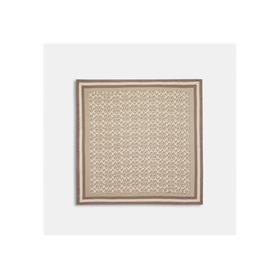 Signature Print Silk Square Scarf
