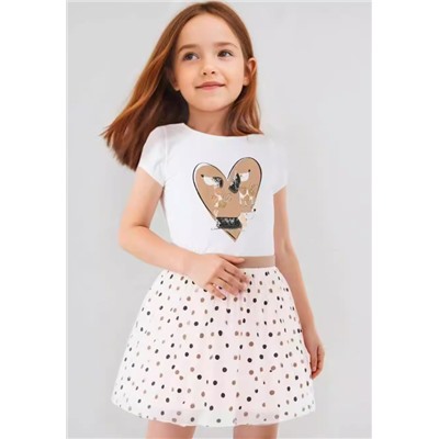 Комплект футболка + юбка. Идеально на лето