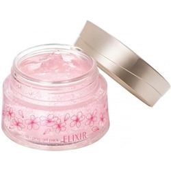 Shiseido Elixir Superieur Sleeping Gel Pack Sakura ночная гель-маска с ароматом сакуры для лица и шеи 105г