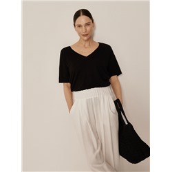 Bluse aus Leinenmischung