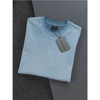 Крутая футболка из плотного хлопка 2 цвета Balenciag*a