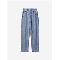 Женские прямые джинсы с вышивкой ТОММИ ХИЛФИГЕ*Р