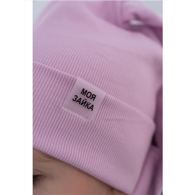 60155 Шапка+снуд Зайка