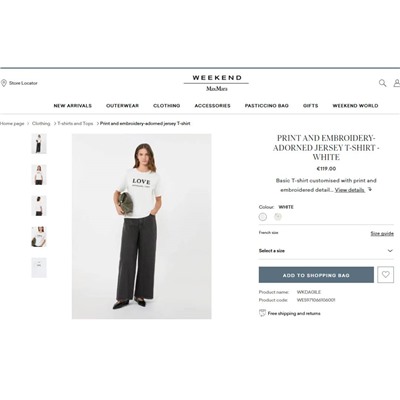 Женская футболка  Макс Мар*а