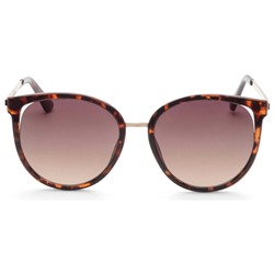 Guess  Factory Women's Brown Round Sunglasses