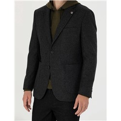 Antrasit Slim Fit Ceket