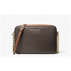 Jet Set Large Printed Logo Crossbody Bag