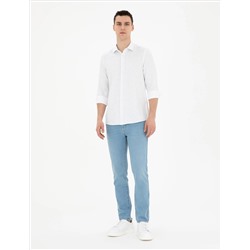 Limon Slim Fit Uzun Kollu Gömlek