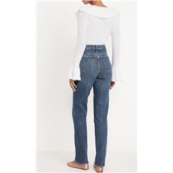 Extra High-Waisted Straight Jeans
