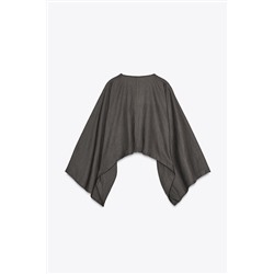 ASYMMETRIC CAPE KIMONO