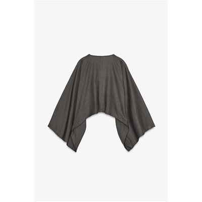 ASYMMETRIC CAPE KIMONO