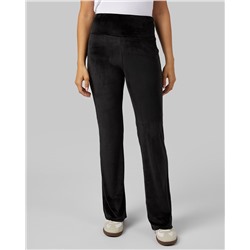 WOMEN'S HIGH-WAIST SOFT VELOUR FLARE PANT