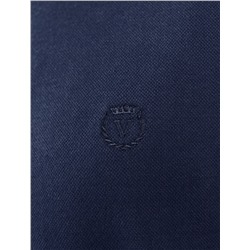 Футболка с V-вырезом из премиального хлопка с эластаном