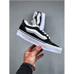 Утепленные кроссовки Van*s Vans official Knu Skool классические черно-белые плюс бархат
