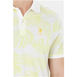 Erkek Açık Sarı Polo Yaka Tişört